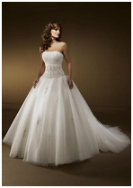 Модное пышное свадебное платье