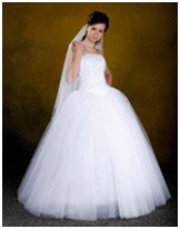 Модное пышное свадебное платье